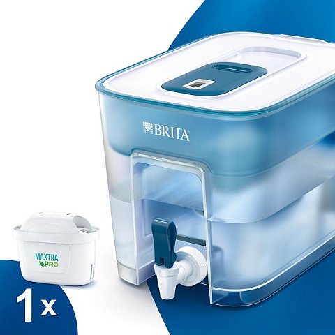 Фильтр диспенсер для воды Brita Flow Memo 8.2/5.2л с картриджем Maxtra (электронная индикация) - фото
