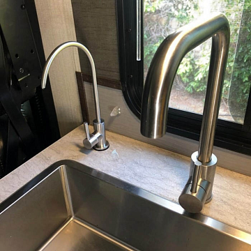 Кран для фільтр Kaplya SFCH17-SS нержавіюча сталь - фото