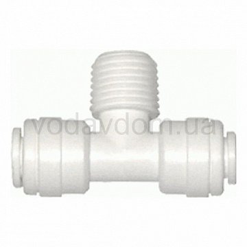 Трійник 4МВТ44 1/4'' Ø6мм (трубка-різьблення-трубка) - фото