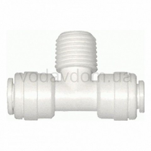 Трійник 4МВТ44 1/4'' Ø6мм (трубка-різьблення-трубка) - фото