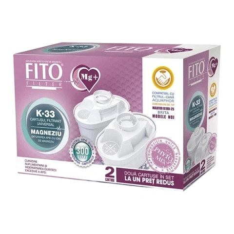 Картридж для фільтра глечика Maxtra FitoFilter К33 Mg+ з магнієм (упаковка 2шт) - фото