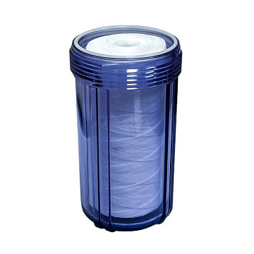 Картридж з поліпропіленової нитки Aqualite PP5M10BB Ø108x255мм 5mcr 45°C (очищення від механічних домішок) - фото