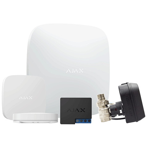 Система захисту від протікання AJAX LeaksProtect (1 кран, 2 датчика, 1'') - фото