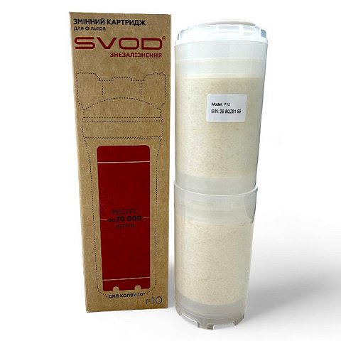 Картридж СВОД F10 для очистки воды от железа - фото