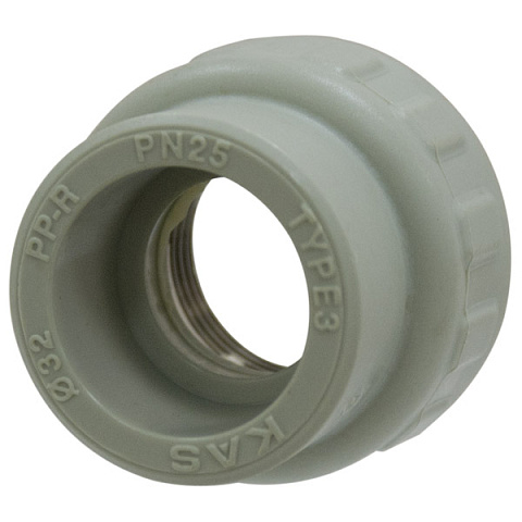 Муфта із внутрішнім різьбленням KAS d32х1''ВР (9622007) - фото