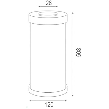Картридж для видалення нітратів ATLAS QA BIG 20'' AF 45°C RA5357625 - фото