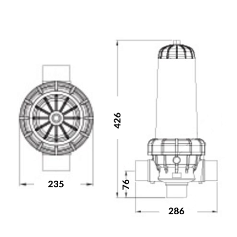 Дисковый фильтр Glaclean 2'' G200D50NB130 - фото