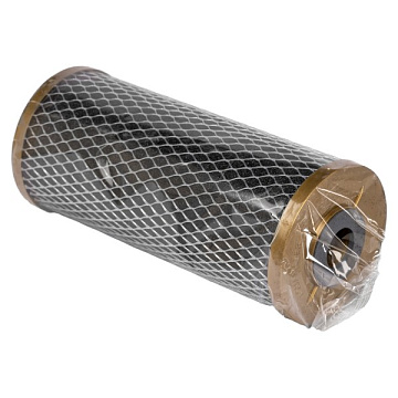  Картридж із пресованим кокосовим вугіллям Aquafilter FCCBL10BB-G Ø107x250мм 45°C (очищення від хлору та органічних забруднень) - фото