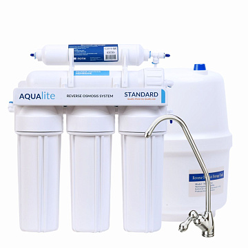 Фільтр зворотного осмосу Aqualite Standard 5-50 з мембраною 50GPD (AQS5-50) - фото