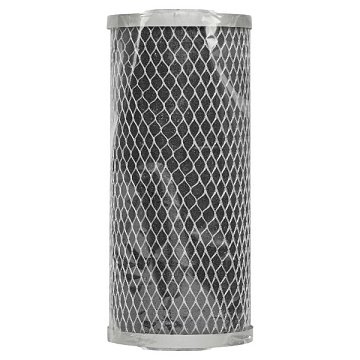 Картридж со прессованным активированным углем Aquafilter FCCBL10BB-S Ø107x250мм 45°C (очистка от хлора и органических загрязнений) - фото