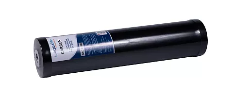 Картридж с кокосовым углем Aqualite GAC20BB Ø107x506мм 45°C (очистка от хлора и органических загрязнений) - фото