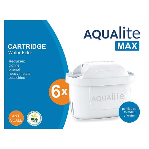 Картридж AQUALITE MAX (для фильтров Brita Maxtra) (упаковка 6шт) - фото