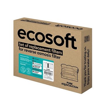 Комплект картриджей Ecosoft P’URE AquaCalcium Mint ''12 месяцев'' CHV6PUREMAC - фото