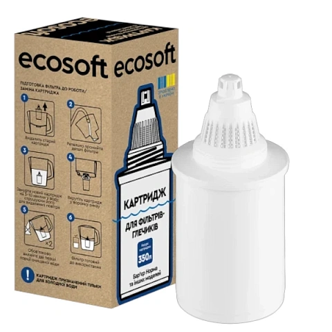 Картридж ECOSOFT для фільтрів-глечиків Бар'єр (CRVKBARECO) - фото