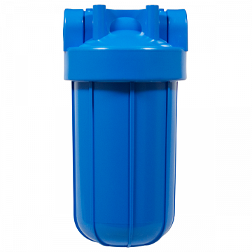 Магістральний фільтр для води Aquafilter FH10B1-B-WB G1'' (латунь) 10BB 45°C 8bar з манометром (без картриджа) - фото