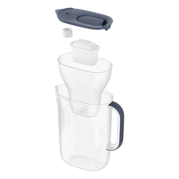 Фильтр-кувшин Brita Style Essential XL Mxpro 3.6/2.3л с картриджем, серый (1058043) - фото