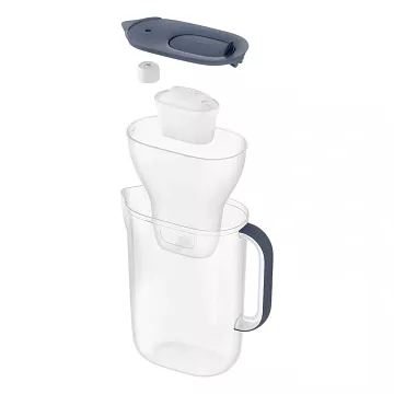 Фільтр-глечик Brita Style Essential XL Mxpro 3.6/2.3л з картриджем, сірий (1058043) - фото