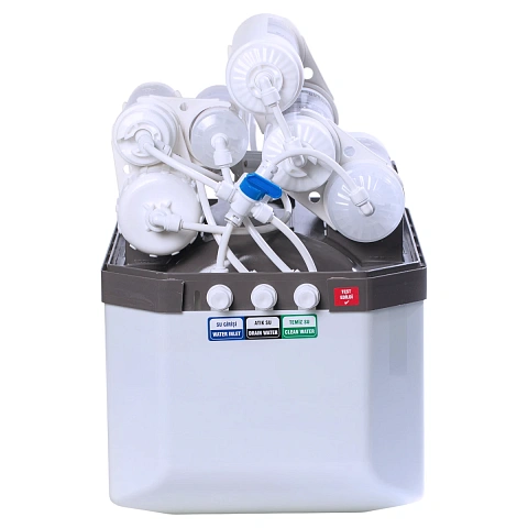 Система зворотного осмосу Fil Tek ASUS RO-6 Detox 6-ти ступенева без помпи (металевий бак 2,2G, мембрана 80 GPD, кран модерн) - фото