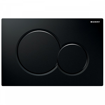 Смывная клавиша (панель) Geberit Sigma 01 черная (115.770.DW.5) - фото