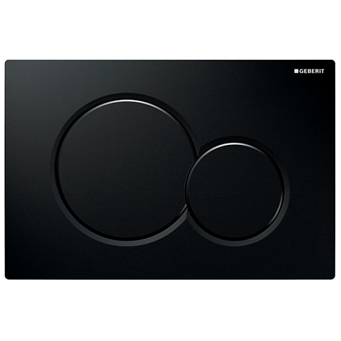 Смывная клавиша (панель) Geberit Sigma 01 черная (115.770.DW.5) - фото
