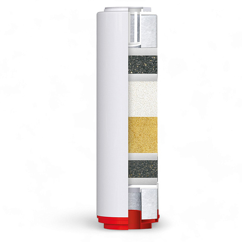 Картридж комплексного действия БРИЗ Евролюкс Ø70x250мм 45°C (очистка от хлора, органических загрязнений и смягчения) - фото