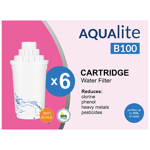 Картридж Aqualite В100 (для фільтрів Аквафор В5, В6, В8, A5) (6шт) - фото