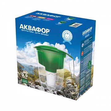 Фільтр-глечик Аквафор Океан А5 червоний (глечик + 3 картриджа) - фото