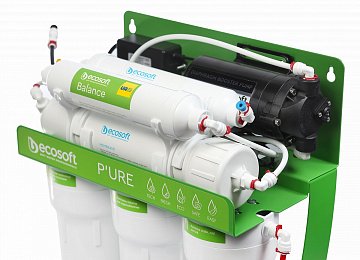 Фильтр обратного осмоса Ecosoft P’URE BALANCE с помпой на станине (MO675MBALPSECO) - фото