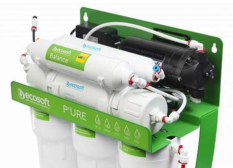Фільтр зворотного осмосу Ecosoft P'URE BALANCE з помпою на станині  (MO675MBALPSECO) - фото