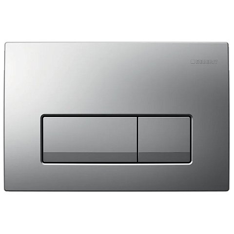 Смывная клавиша (панель) Geberit Delta 51 матовый хром (115.105.46.1) - фото