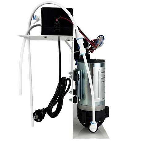 Помпа для зворотного осмосу WP-P6010 36V 1,35л/хв 40°C в сборі на кронштейні (для мембран 100-150GPD) - фото