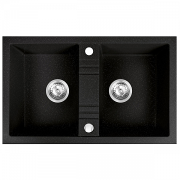 Кухонная мойка из гранита Ferro Mezzo II DRGM2/48/78HA - фото