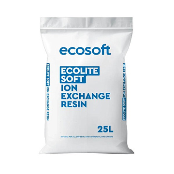 Ecosoft Ecolite Soft сильнокислотная ионообменная смола 25 л - фото