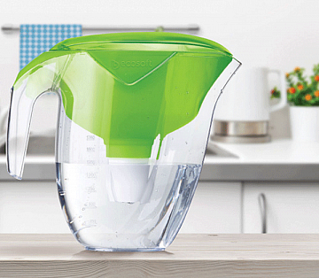 Фильтр-кувшин Ecosoft Nemo Зеленый (кувшин + 5 картриджей) - фото