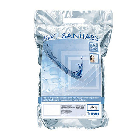 Соль таблетированная BWT Sanitabs (8 кг) - фото