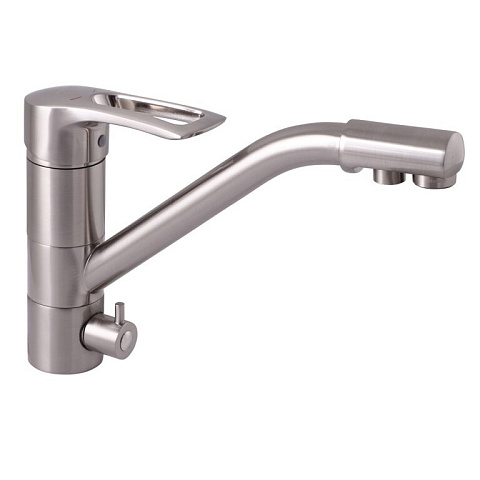 Змішувач для кухні Haiba HANSBERG 021 з виходом для питної води (хром) (HB3914) - фото