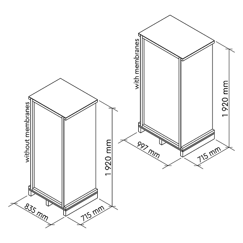 Система обратного осмоса Ecosoft MO24000 1000л/час 2.0кВт/230В - фото