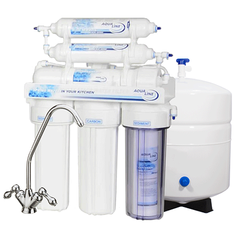 Фильтр обратного осмоса Aqualine RO-6 МТ18 - фото