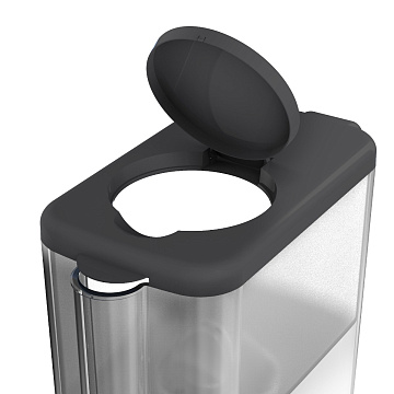 Фільтр-глечик Ecosoft Slim сірий 3,5/1,7л FMVSLIMBKECO - фото