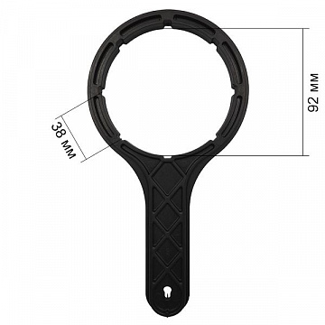 Пластиковий ключ для колби фільтру Atlas Filtri SPANNER X (DP) RB7403010 - фото