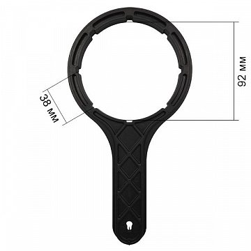 Пластиковий ключ для колби фільтру Atlas Filtri SPANNER X (DP) RB7403010 - фото