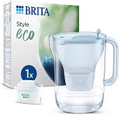 Фильтр-кувшин Brita Style eco LED MXPro 2.4л (1.4л очищенной воды) powder blue 1055745 - фото
