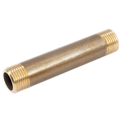 Латунный удлинитель НР-НР General Fittings 1/2'' 80 мм - фото