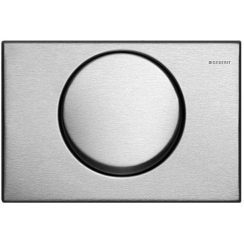 Смывная клавиша (панель) Geberit Delta 15 нержавейка (115.101.00.1) - фото