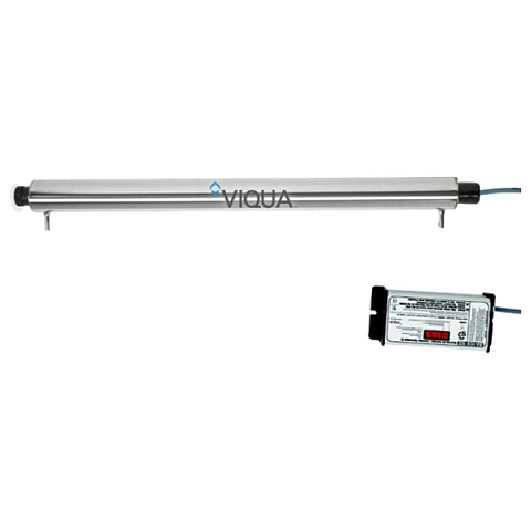 Установка озонирования воды VIQUA S8Q-OZ 46Вт G3/8'' 75.0м3/час 40°C 8bar (220mg ozone) - фото