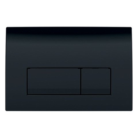 Змивна клавіша (панель) Geberit Delta 51 чорна (115.105.DW.1) - фото