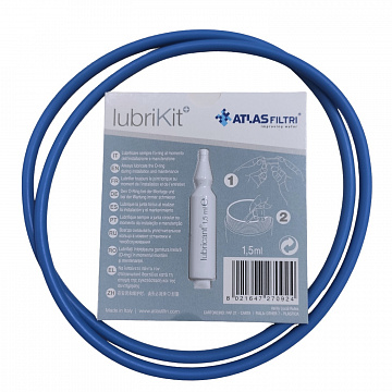 Кільце ущільнювальне + силікон Atlas Filtri для колб BigBlue RE9020678 Ø140х5.4мм - фото