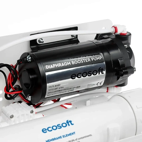 Фільтр зворотного осмосу Ecosoft Standard PRO з мінералізацією та помпою (MO550MPECOSTD) - фото