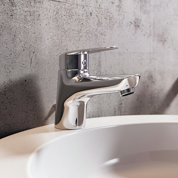 Смеситель для умывальника FERRO DIJON BDJ2 (с донным клапаном) - фото