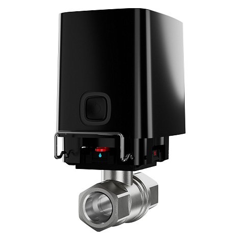 Кран кульовий з електроприводом AJAX WaterStop 1'' DN25 PN10 чорний - фото